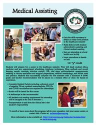 Medical Assisting Flier